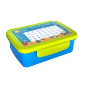 Zdravá sváča - svačinový box - rozvrh - modrá