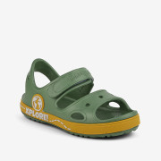 COQUI 8861  sandálky moss green/amber yellow